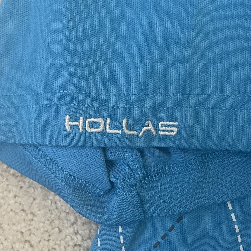 Hollas XFC Golf Shirt Mens XXL 2XL Polo Blue Short Sleeve Collared - Picture 4 of 7